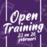 Open training, doe jij mee?